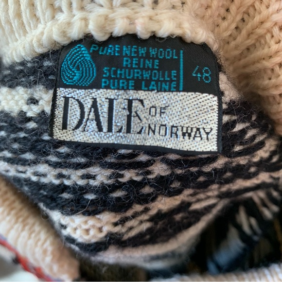 Dale of Norway Black and Cream Nordic Sweater - Picture 5 of 9